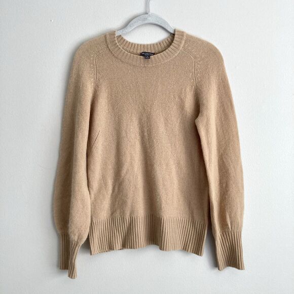 The Limited Womens Beige 100% Cashmere Sweater Size Small Classic Crewneck - Picture 1 of 8